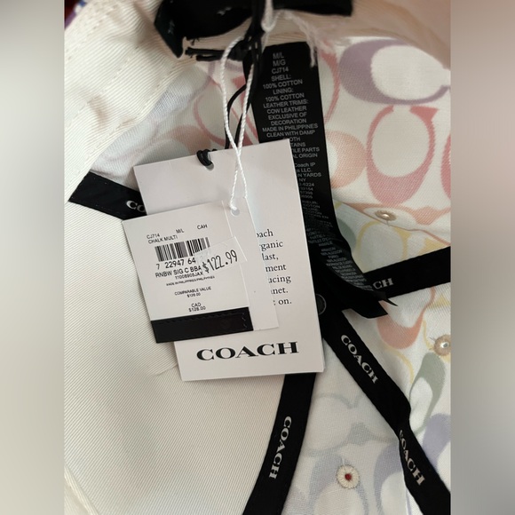🌈 Coach Rainbow Signature Baseball Hat - Picture 6 of 6